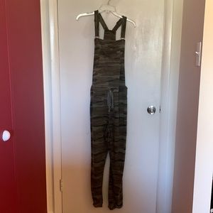 Camouflage overalls (sweatpants material) size M